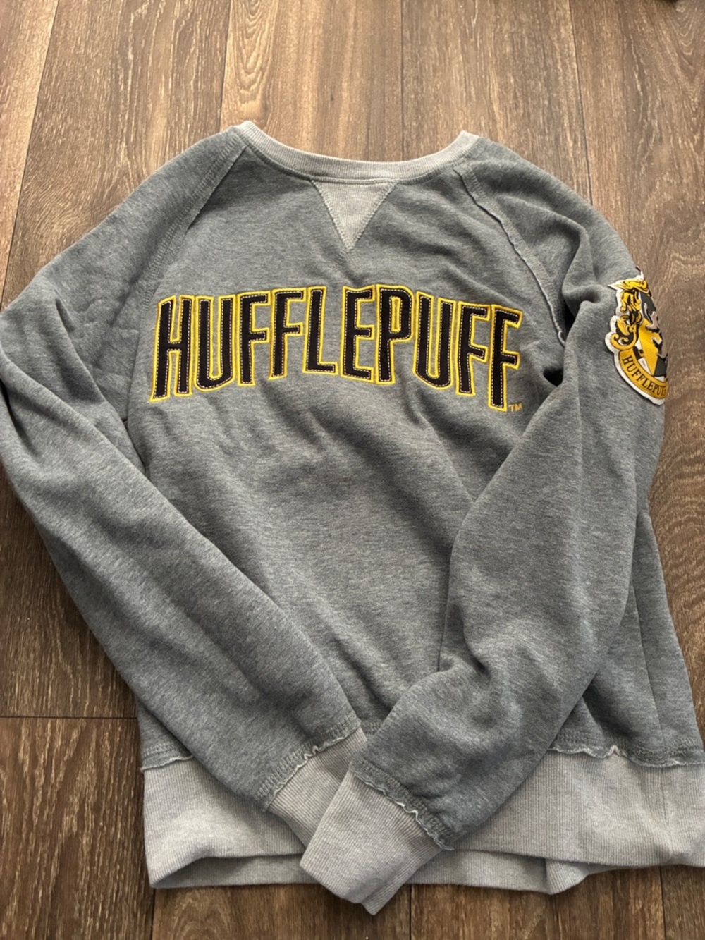 Hufflepuff Gray Crewneck Sweatshirt